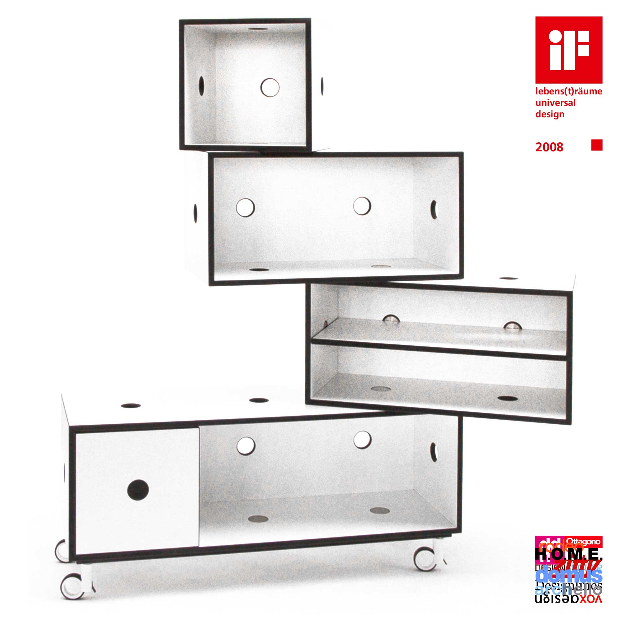 clipbox-combination-back-wall-shelf-drawer-black-egde-furniture-casters-if-award-press